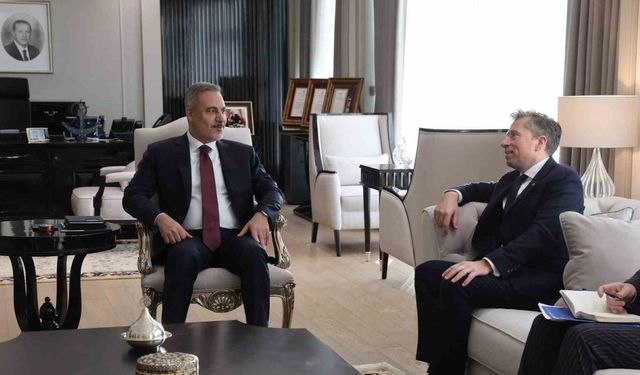 Bakan Fidan, BM İnsani İşlerden Sorumlu Genel Sekreter Yardımcısı ve Acil Yardım Koordinatörü Fletcher’i kabul etti