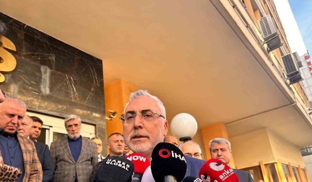 Bakan Işıkhan: "(TÜRK-İŞ ile görüşme) Komisyona katılmama gerekçelerini tekrar yenilediler"