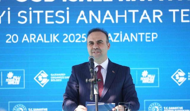 Bakan Kacır: "Su kaynaklarımızın sanayimizde etkin ve verimli kullanımını destekleyecek adımları kararlılıkla hayata geçiriyoruz"