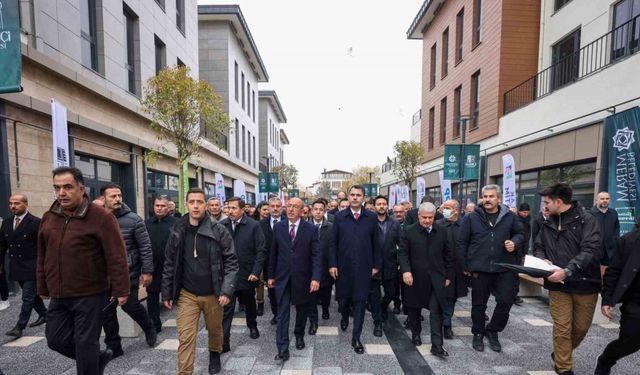 Bakan Kurum, Suriçi Çarşısı birinci etabın açılışını yaptı: "Bu proje bir vizyon eseridir, bir medeniyet iddiasıdır"