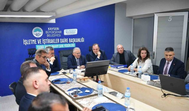 Başkan Büyükkılıç’tan ’teknik’ buluşma