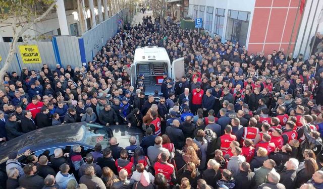 Başkan Durbay’a görev yaptığı belediyede duygusal veda