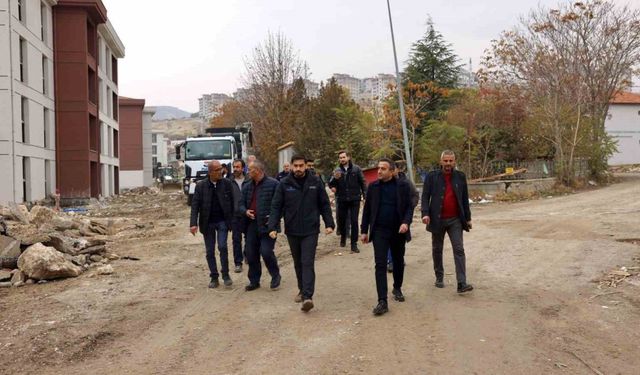 Başkan Ulutaş rezerv alanlarındaki çalışmaları inceledi