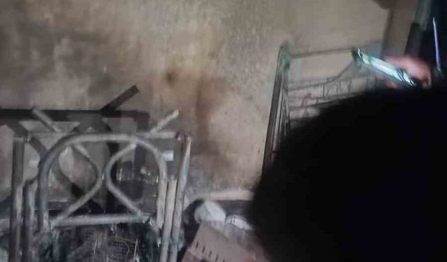 Batman’da apartman boşluğunda çıkan yangın söndürüldü