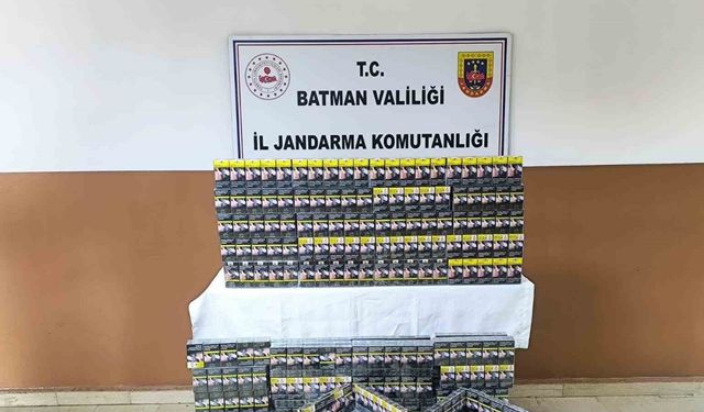Batman’da kaçakçılık operasyonu