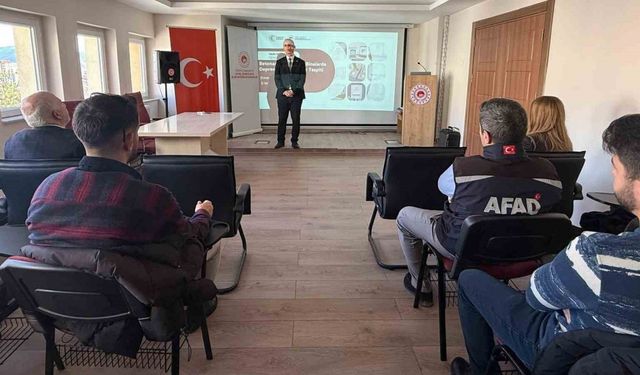 Bayburt’ta teknik personele hasar tespit eğitimi verildi