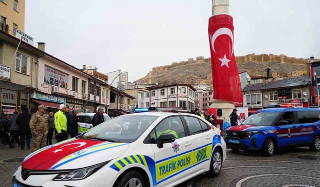 Bayburt’un güvenlik filosuna 34 yeni araç eklendi