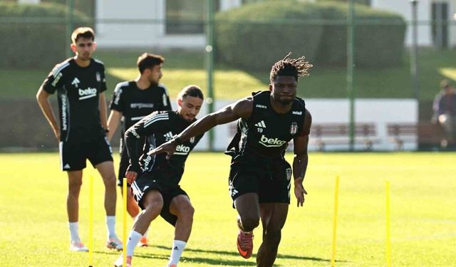 Beşiktaş, Gaziantep FK maçı hazırlıklarını sürdürdü