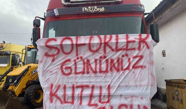 Bilecik’te ilginç bir Dünya Şoförler Günü kutlaması