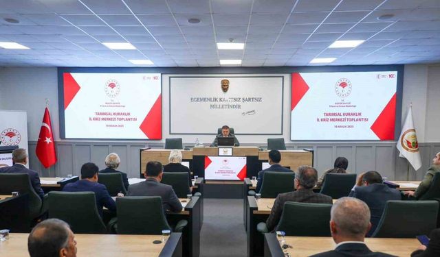 Bilecik’te Kuraklık Kriz Merkezi ve Hayvanları Koruma Kurulu Toplantıları yapıldı