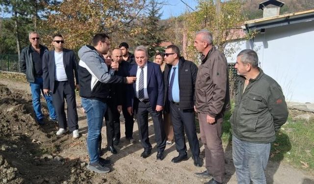 Bilecik’te Muratdere Köyü içmesuyu hattı incelendi