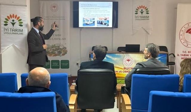 Bilecik’te üreticilere marulda iyi tarım uygulamaları eğitimi
