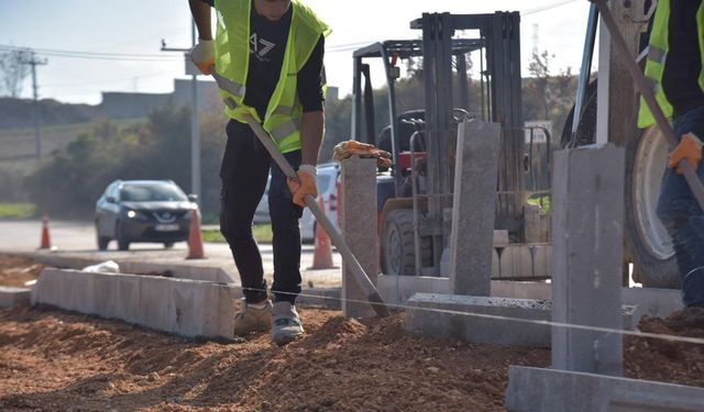 Bilecik’te yıllardır beklenen kaldırım çalışması tamamlandı