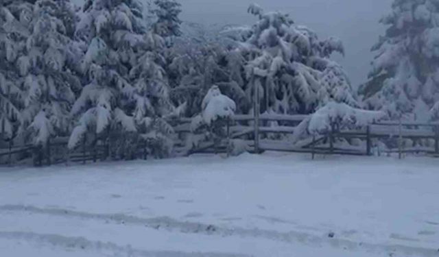 Bolu’da kış turizmine yapay kar desteği