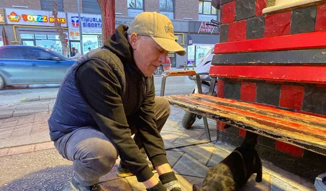 Bu taksi durağı esnafın hayvan sevgisi ile öne çıkıyor