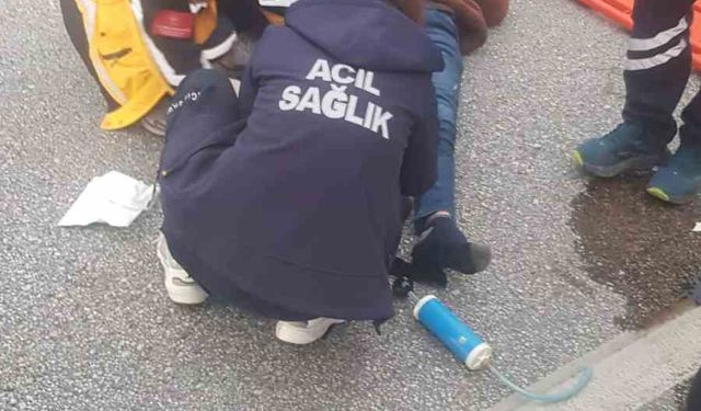 Burdur’da otomobil ile motosiklet çarpıştı: 1 yaralı