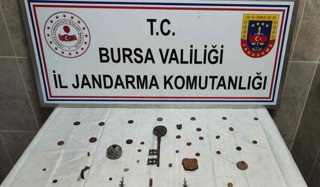Bursa’da "Anadolu Mirası Operasyonu": 42 tarihi eser ele geçirildi