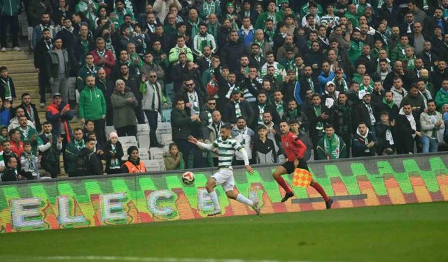 Bursaspor sahasında Aliağa FK ile golsüz berabere kaldı