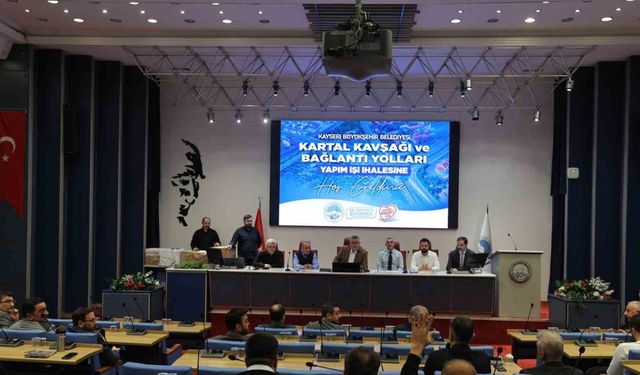 Büyükşehir’in Kartal Kavşağı ve Bağlantı Yolları Projesi’nde yapım ihalesi gerçekleştirildi