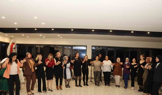 Çalışan kadınlar gönüllerince eğlendi