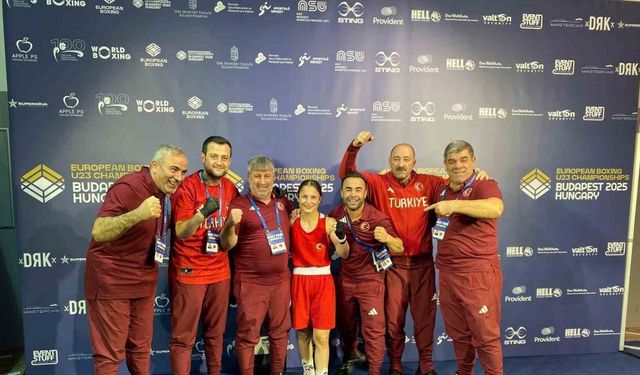 Cizreli milli boksör, Macaristan’da Avrupa şampiyonu oldu