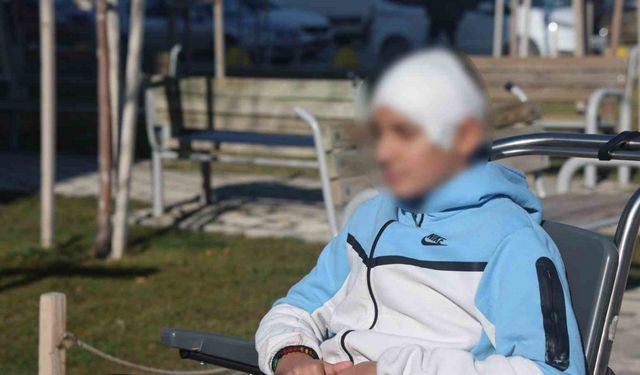 Çocuğun kafasına taşla vuran çocuk yeniden tutuklandı