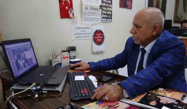 Çocukluk hayali olan fotoğrafçılığı 55 yıldır sürdürüyor