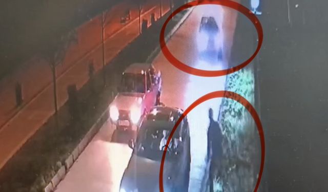 Dehşet saçan aracın polise çarpma anı kameraya yansıdı