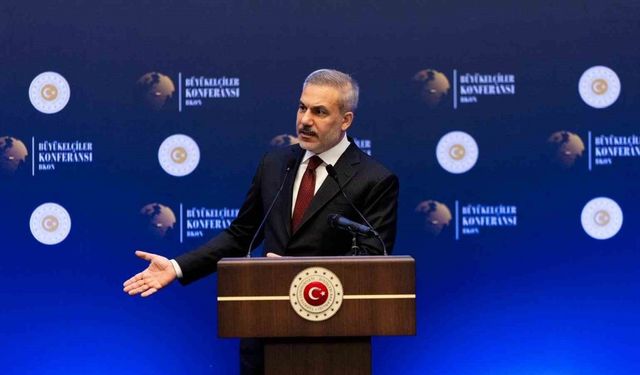 Dışişleri Bakanı Fidan, 16. Büyükelçiler Konferansı genel değerlendirme toplantısında hitapta bulundu