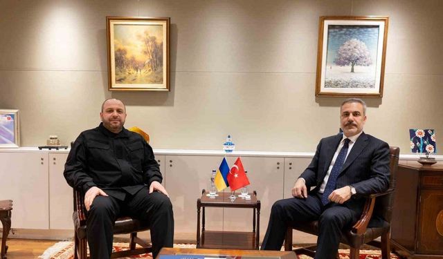 Dışişleri Bakanı Fidan, Ukrayna Ulusal Güvenlik ve Savunma Konseyi Sekreteri Umerov ile görüştü