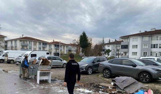 Düzce’de çevreyi kirletene ceza ve temizlik