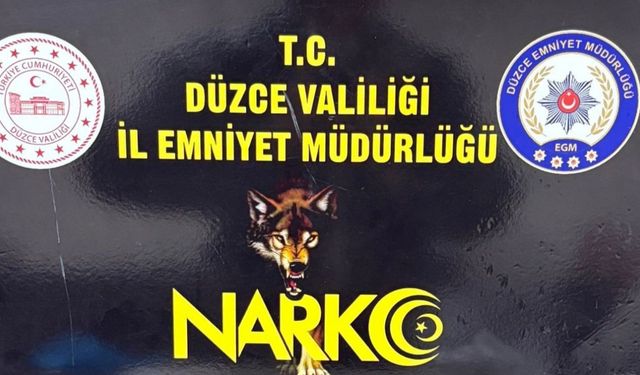 Düzce’de uyuşturucu operasyonu 1 tutuklama