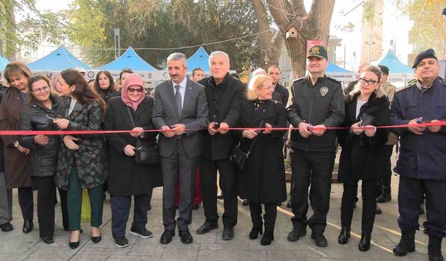 Edirne’de polis eşleri tek yürek oldu, tüm ürünler tükendi
