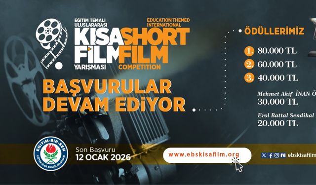 "Eğitim" temalı 9. Uluslararası Kısa Film Yarışması’na başvurular 12 Ocak’ta sona eriyor