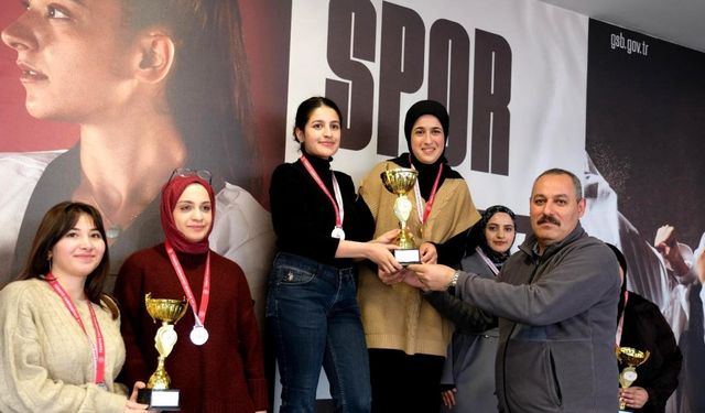 Erzincan GSB yurtları arası YurtLig Satranç İl Birinciliği tamamlandı