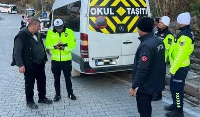 Erzincan’da servis araçlarına denetim