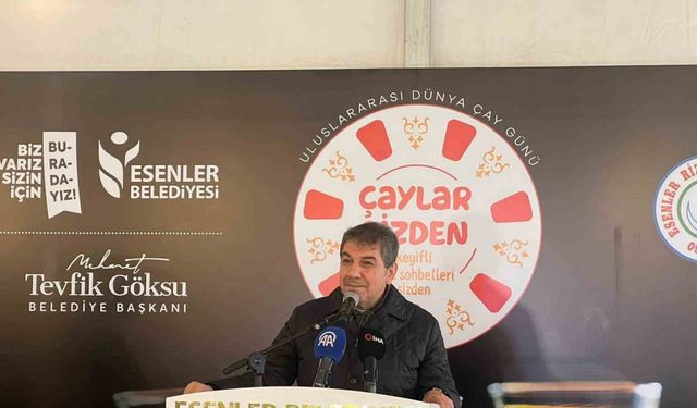 Esenler’de Uluslararası Dünya Çay Günü Coşkusu: Vatandaşlara 55 çeşit çay ikram edildi