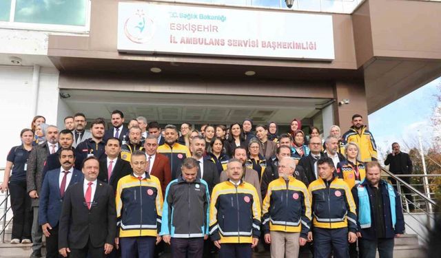Eskişehir’de acil sağlık ekiplerinin vakalara ulaşma süresi 5.7 dakikaya indi