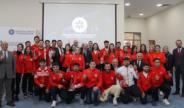 ETÜ, üniversiteler ligindeki şampiyonluğunu basın buluşmasıyla kutladı