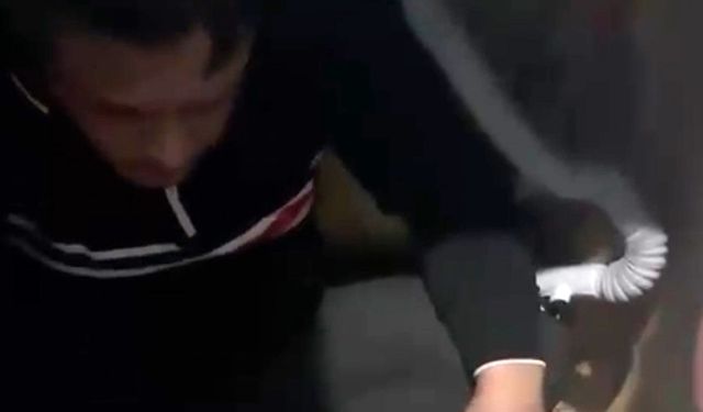 Firari şahıs mutfak dolabından çıktı