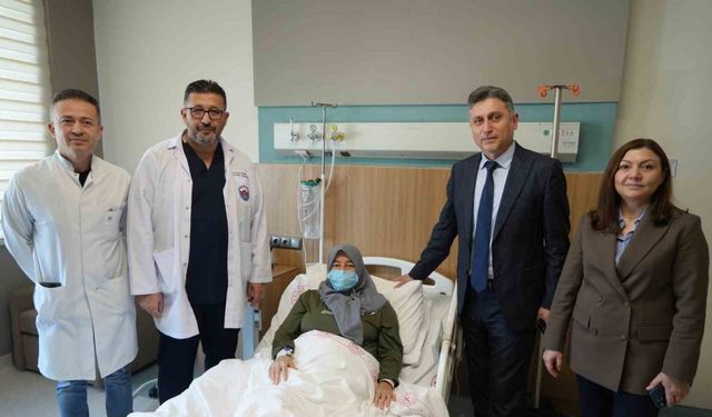 Gaziantep’te kadın hasta, kadavradan yapılan böbrek nakli ile sağlığına kavuştu
