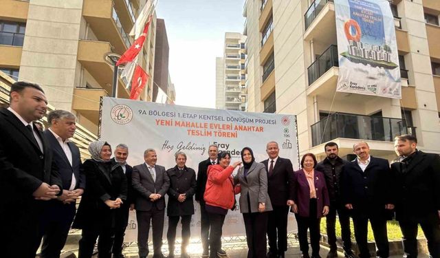 Gaziosmanpaşa’daki Yeni Mahalle Evleri Konutları sahiplerine teslim edildi