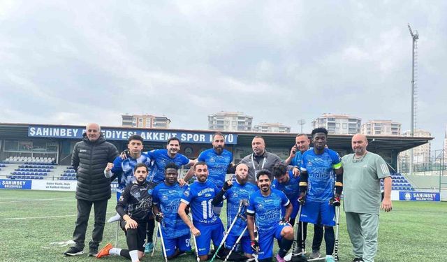 Gebze Belediyesi Ampute Futbol Takımı, sezona galibiyetle başladı