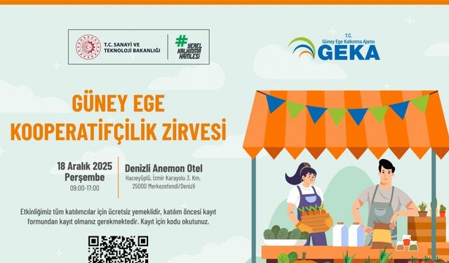 GEKA, Güney Ege Kooperatifçilik Zirvesine ev sahipliği yapacak