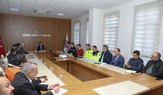 Genç’te kış tedbirleri ele alındı