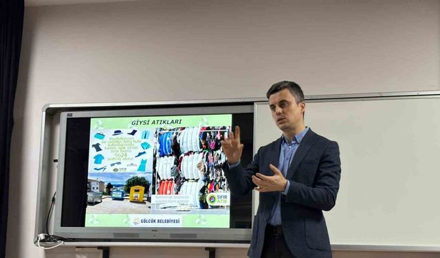 Gölcük’te lise öğrencilerine "sıfır atık" eğitimi