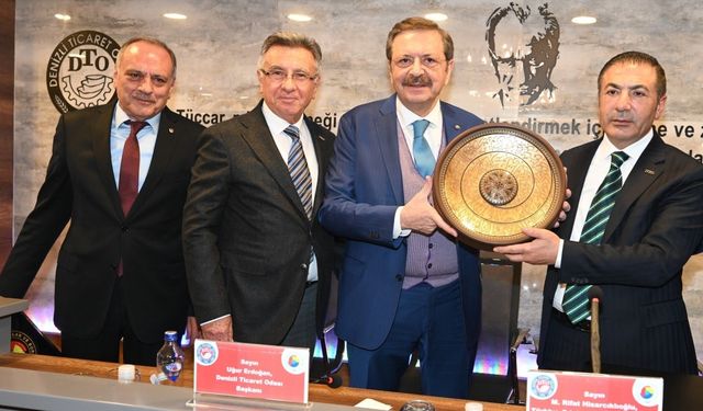 Hisarcıklıoğlu; "Denizli Ticaret Odamız vermiş olduğu hizmetlerle 5 yıldıza sahip"