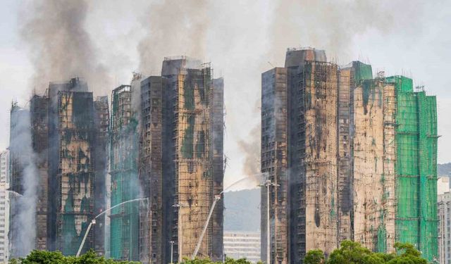 Hong Kong’daki gökdelen yangınında can kaybı 159’a yükseldi