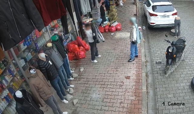 Iğdır’da giyim mağazasından çocukların hırsızlığı kamerada