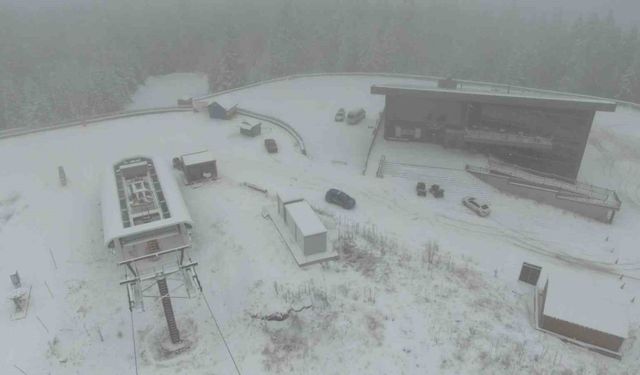 Ilgaz Dağı’nda kar kalınlığı 20 santimetreye ulaştı